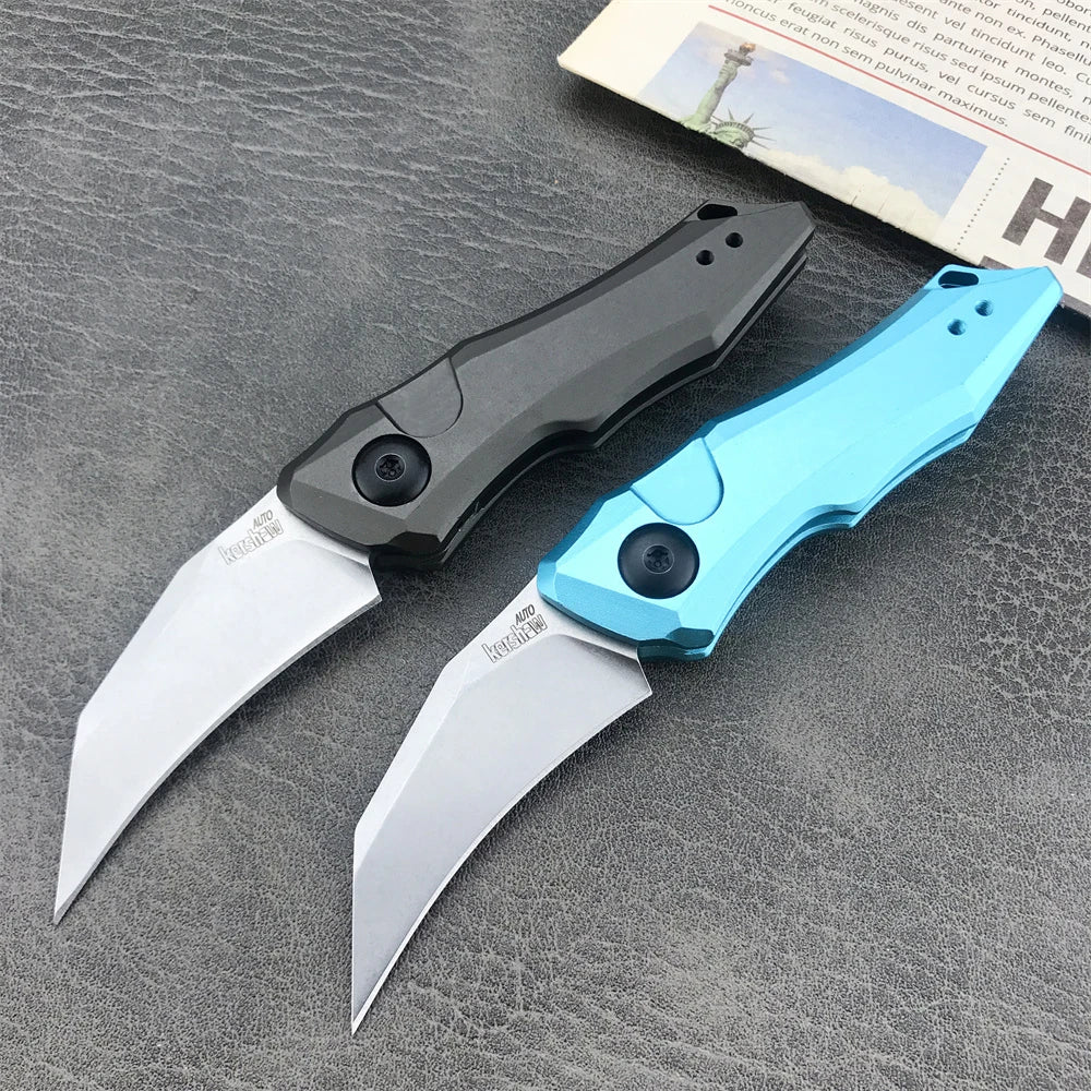 Kershaw 7350 Launch 10 Folding Pocket Knife EDC Self defense 9Cr18 Blade Aluminium Alloy Handle Outdoor Survival 7250 Knife Tool