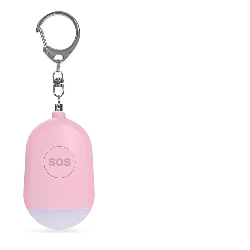 Self Defense Alarm Keychain 130dB for Kid Girl Elderly Personal Safety Scream Loud Emergency Security Protect Alert Rechargeable