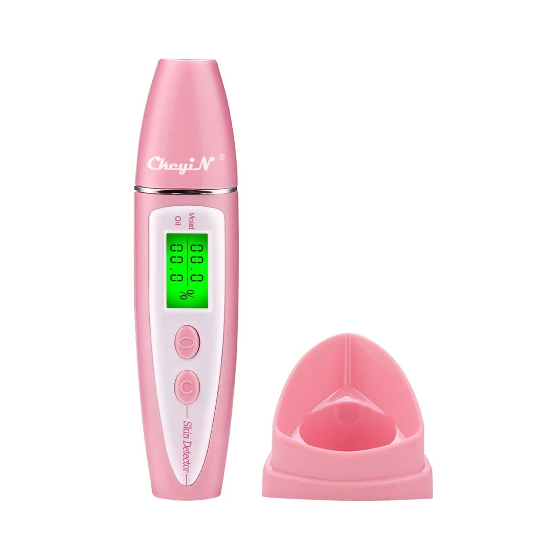 Precise Detector LCD Digital Skin Oil Moisture Tester for Face Skin Care with Bio-technology Sensor Lady Beauty Tool Spa Monitor