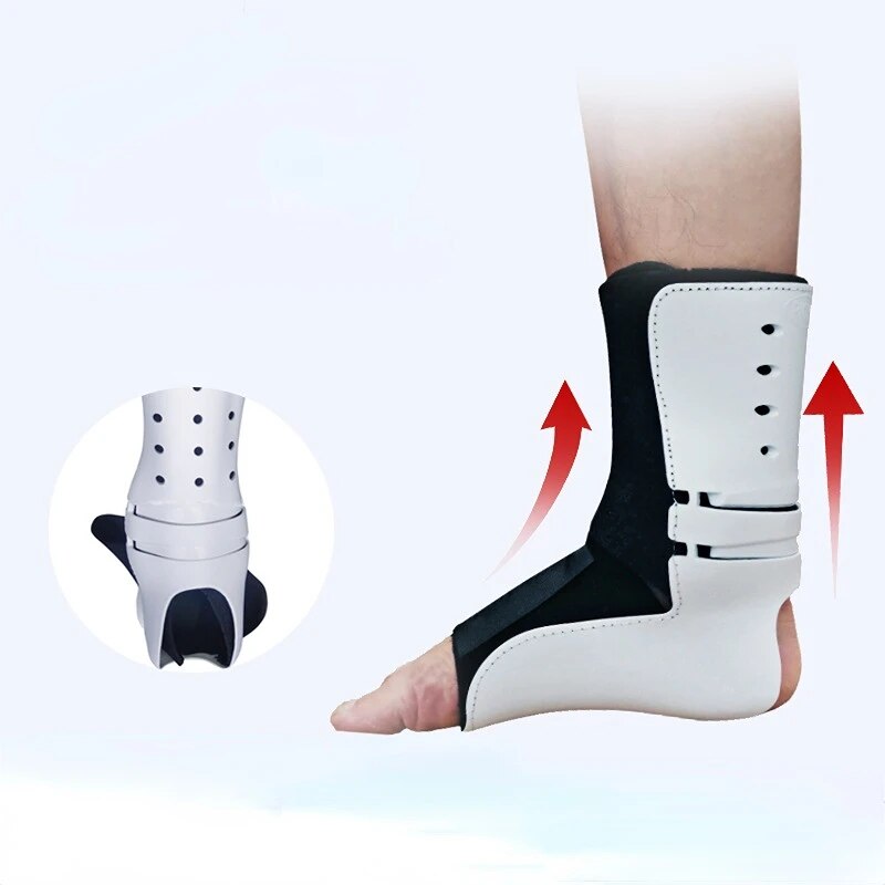 Adjustable Foot Droop Splint Brace Orthosis Ankle Joint Fixed Strips Guards Support Sports Hemiplegia Rehabilitation Equipment