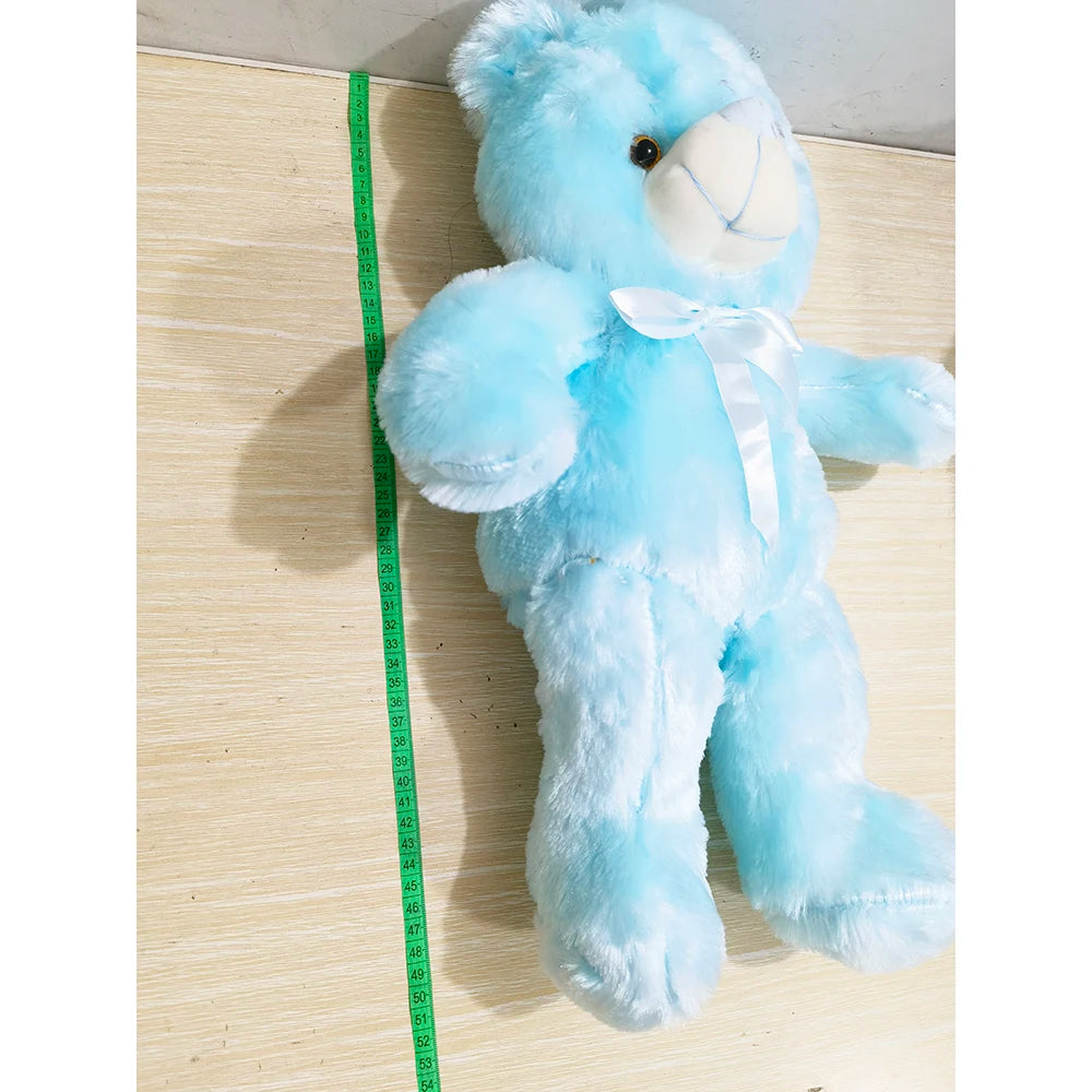 32-50cm Luminous Creative Light Up LED Teddy Bear Stuffed Animals Plush Toy Colorful Glowing Teddy Bear