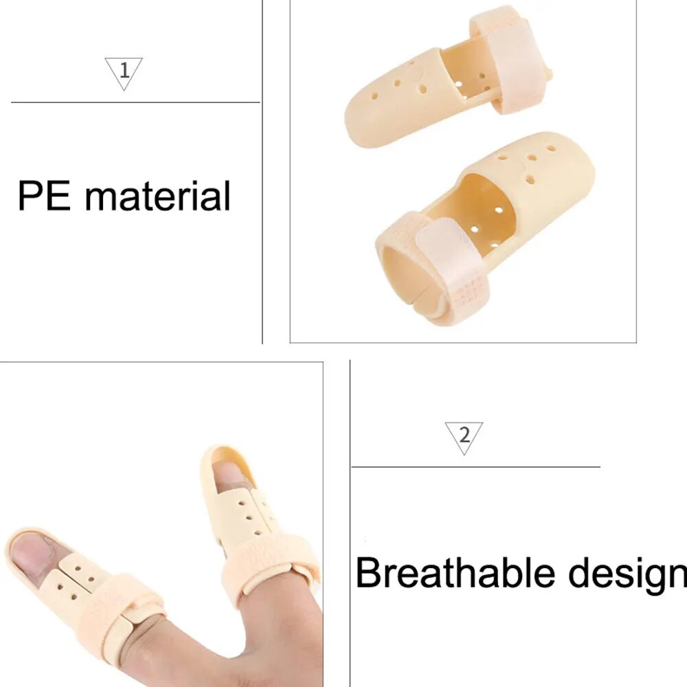 Tcare 1Piece Finger Splint Brace Adjustable Finger Support Protector for Fingers Arthritis Joint Finger Injury Brace Pain Relief