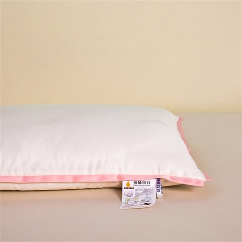 Sondeson Luxury Pink 100% Natural Silk Pillow Inner King Queen Bedding