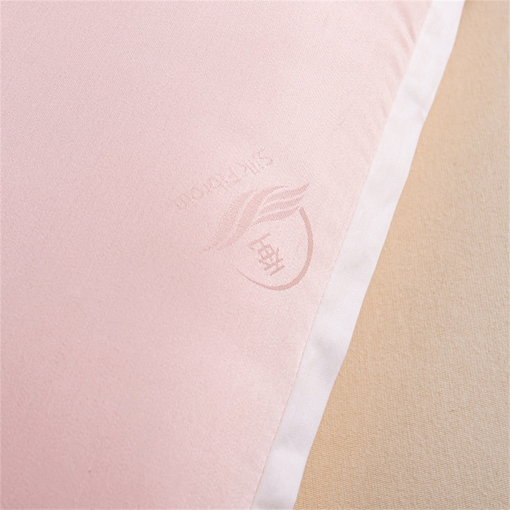 Sondeson Luxury Pink 100% Natural Silk Pillow Inner King Queen Bedding