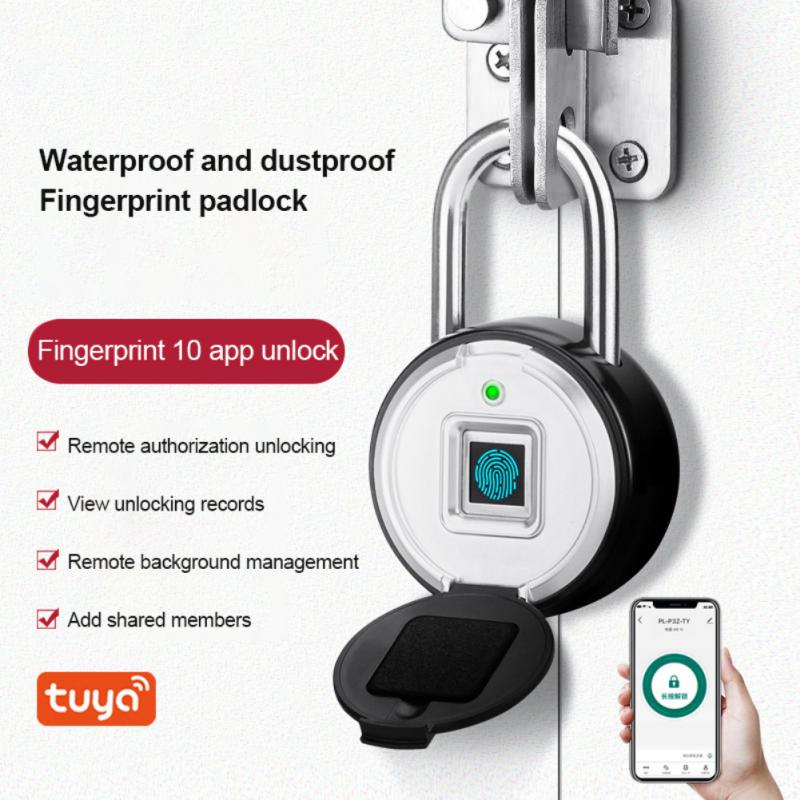 Fingerprint Padlock Waterproof | Lock Fingerprint Waterproof -