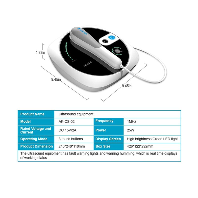 Ultrasonic Therapy Machine for Pain Relief Electric EMS Physiotherapy