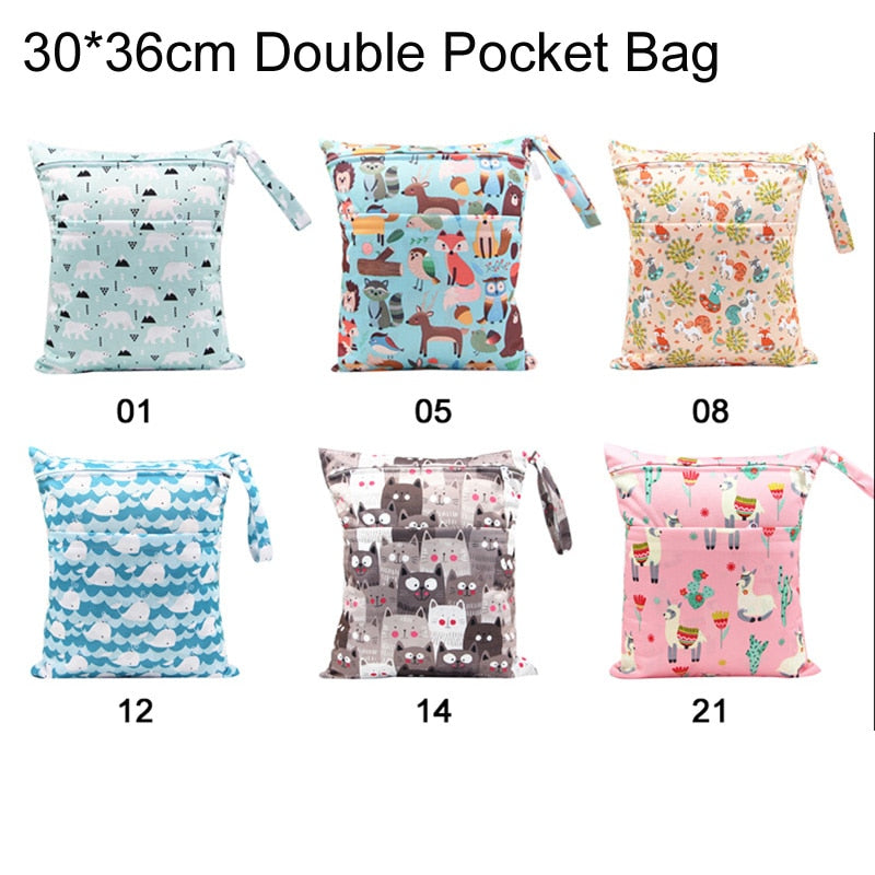 Waterproof Reusable Wet Bag For Nursing Menstrual Pad Baby Cloth