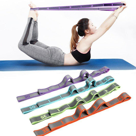 Yoga Pull Strap Belt Polyester Latex Elastic Latin Dance Stretching