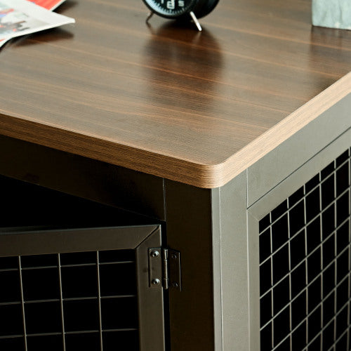 Furniture style dog cage, wooden dog cage