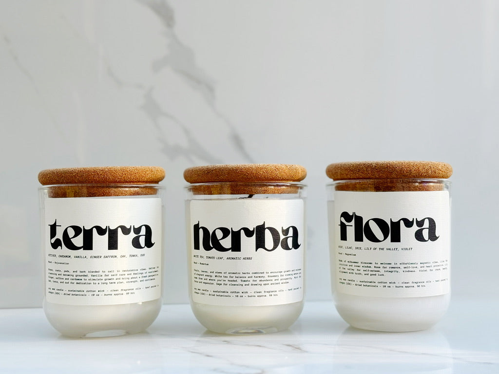 Flora (Mood boosting botanical candles)