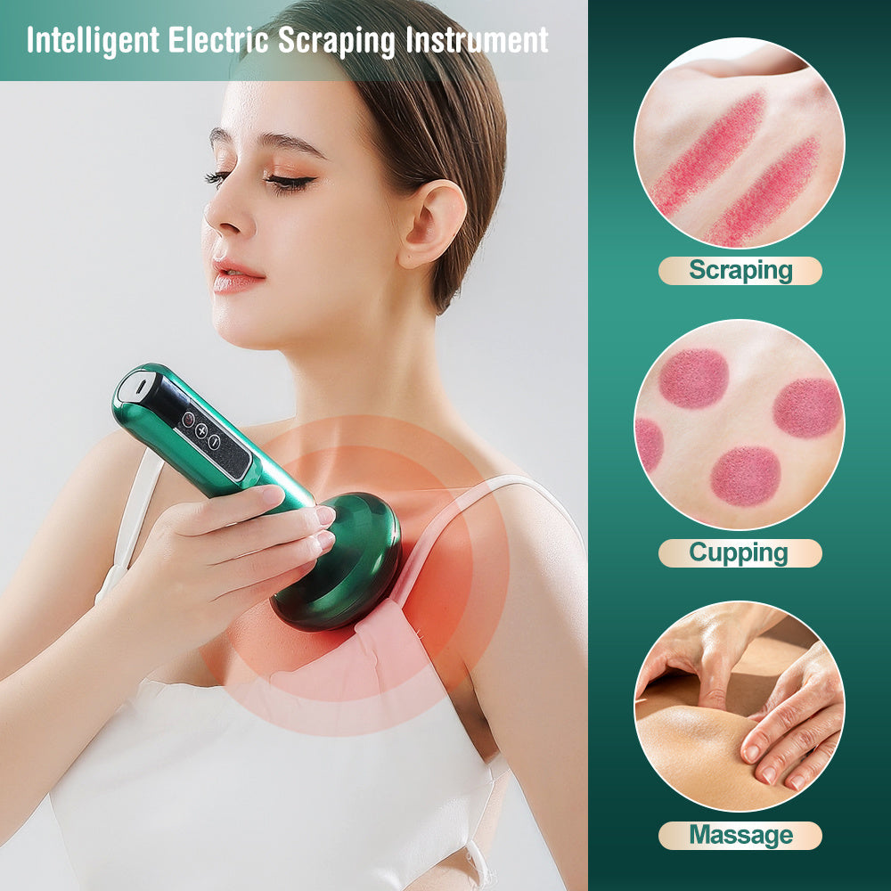 Electric Cupping Massager Vacuum Suction Cup GuaSha Anti Cellulite