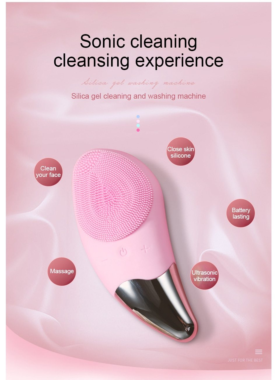 Sonic Pulsing Cleansing Brush and Massager